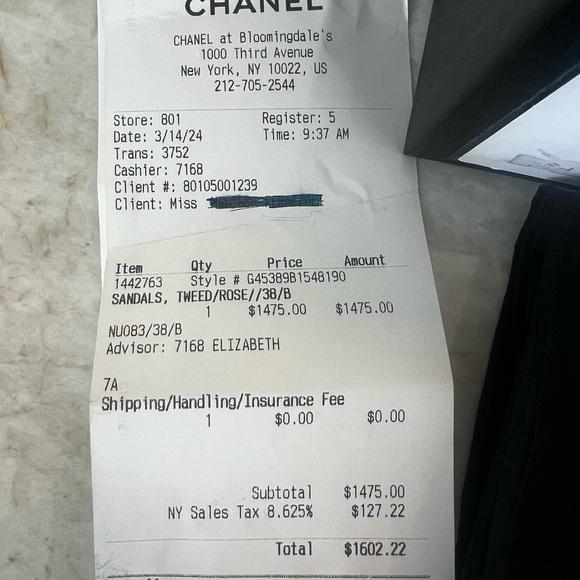 Chanel NIB 2024 Interlocking CC Logo Slingback Sandal  Size 8 | IT 38 - Picture 2 of 10